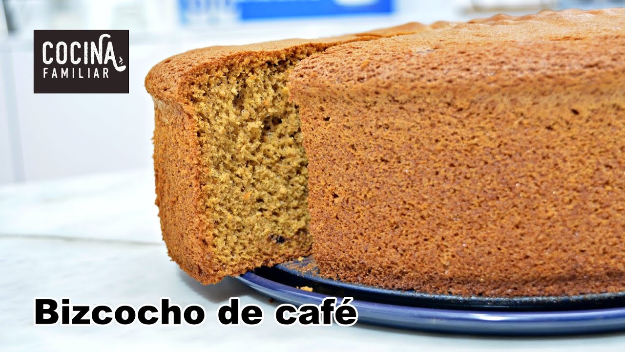 Bizcocho de café y chocolate muy esponjoso - Receta muy fácil By Javier Romero