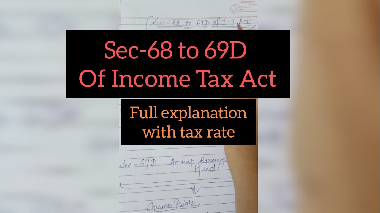 🔴Sec-68 to 69D of I.T.Act detailed explanation #youtubevideo #video #viralvideo #shortsvideo