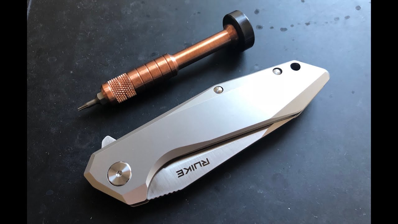 How to disassemble and maintain the Ruike P135 Pocketknife