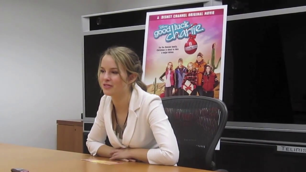 BRIDGIT MENDLER Dishes on GOOD LUCK CHARLIE Christmas Movie!