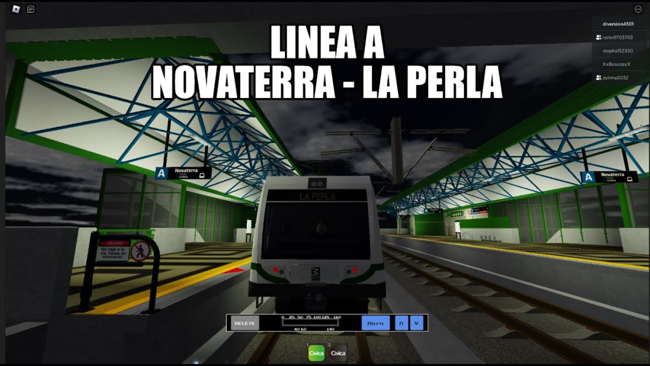 ROBLOX - Metro de Paraiso | LINEA A | Novaterra - La Perla | Tren Man 226-3