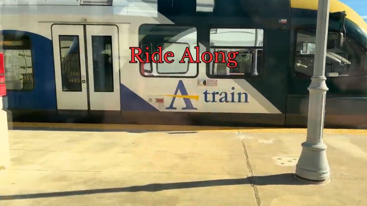 Train Ride Along - Lewisville to Denton, TX on DCTA A-Train