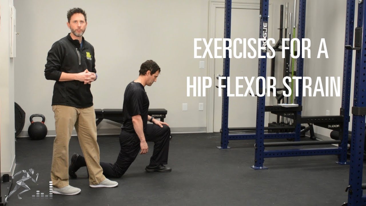 Exercises for a hip flexor strain to help you recover quickly