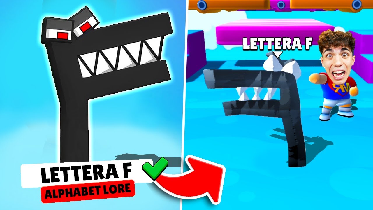 HO SHOPPATO LA SKIN SEGRETA DELLA LETTERA F di ALPHABET LORE su STUMBLE GUYS!!😱