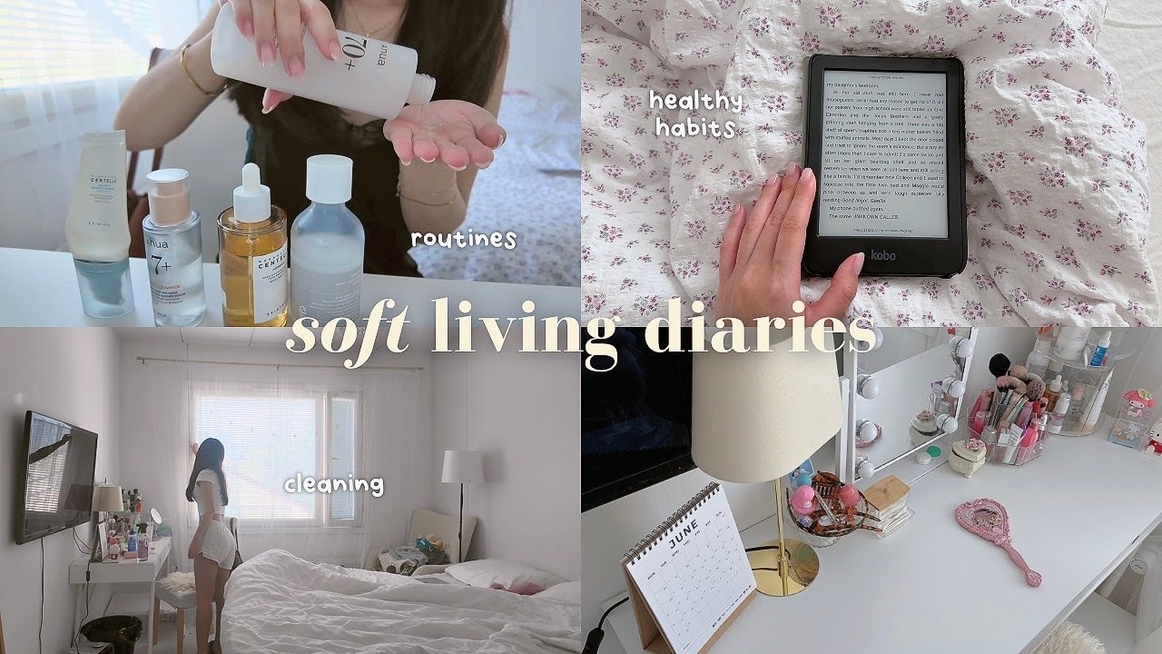A productive week of a full-timer 🎀 self care habits, home cooking, June read, skin care & routines