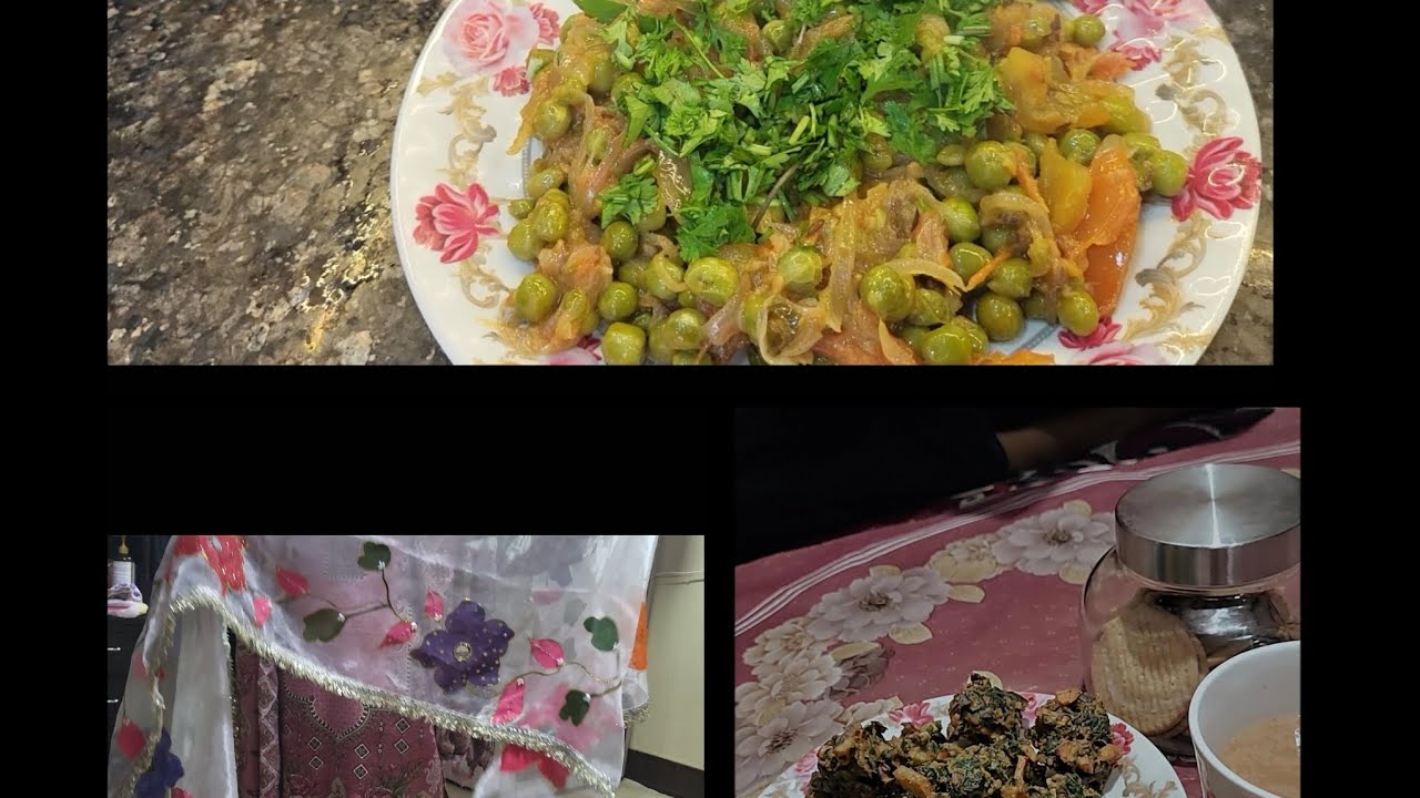 Matar ki recipe😋 viral dupatta 😍 bhai ne anda bhurji bnaya🥰