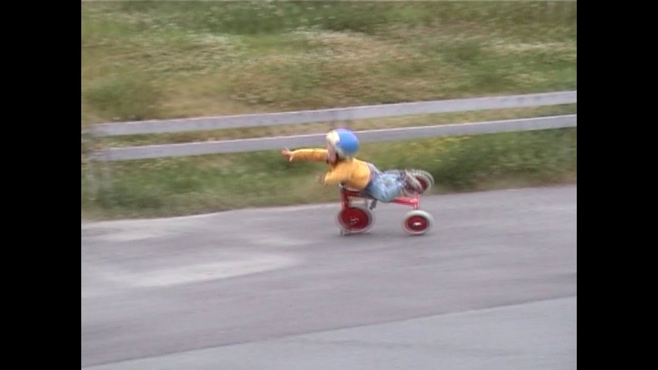 Tricycle accident - faceplant | Original Video