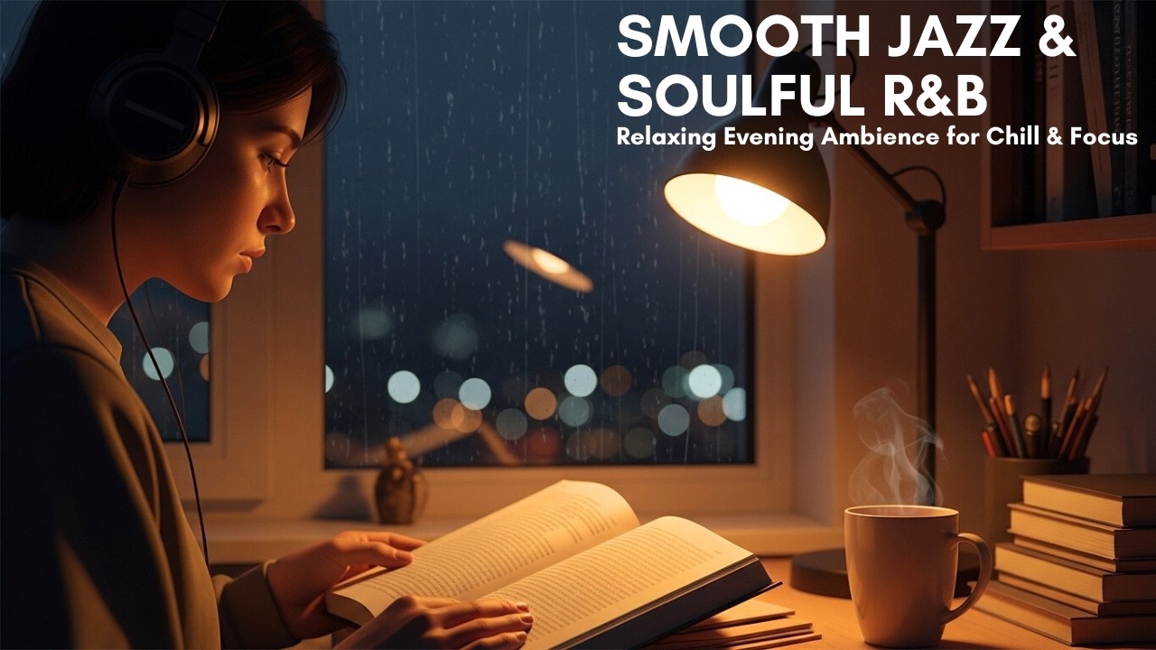 Smooth Jazz & Soulful R&B 🌙 Relaxing Evening Ambience for Chill