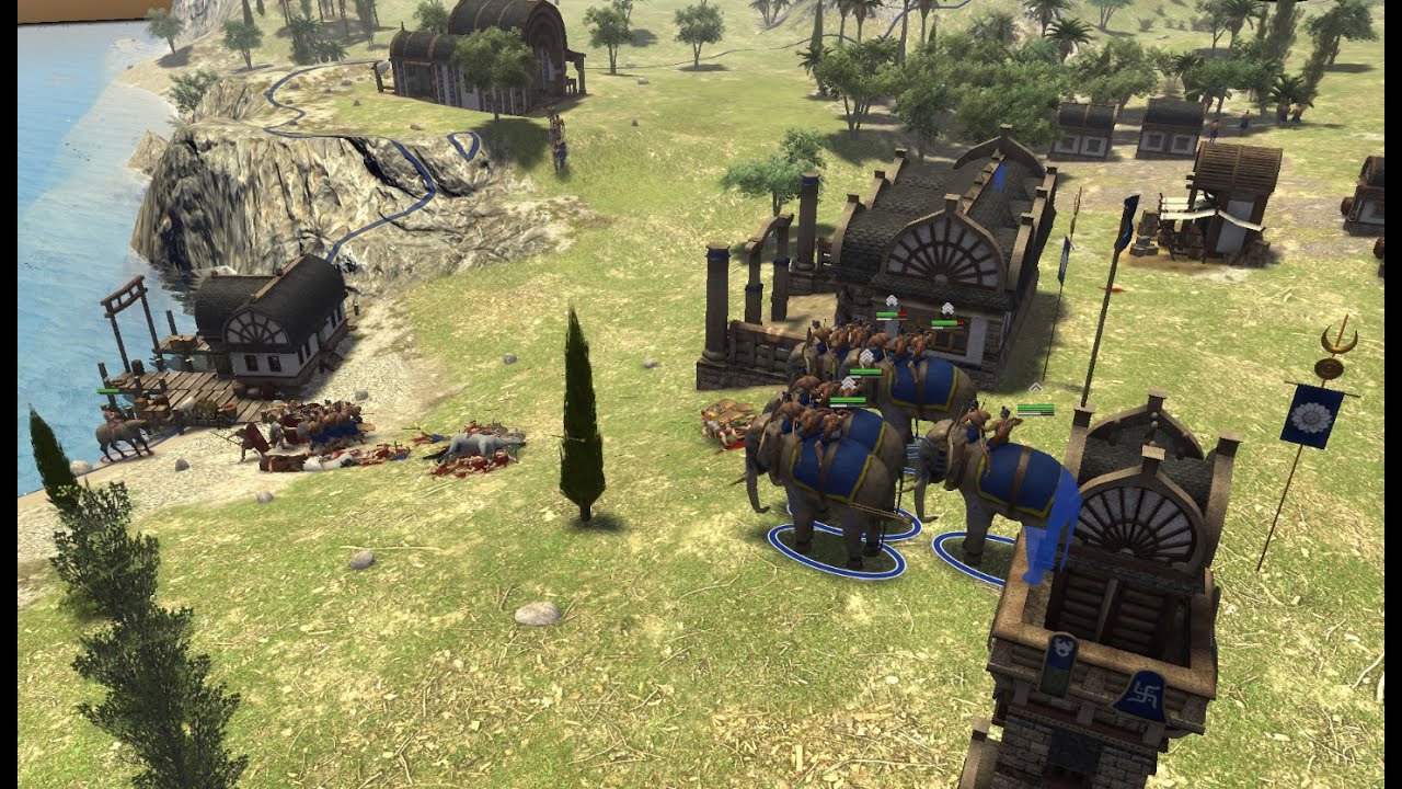 Epic 0 A.D. Match - Mauryans vs Romans - Eco/Booming Strategy #geektogamer #0ad #geektogamer #gtg