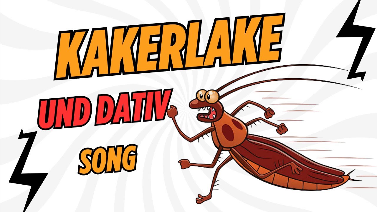 Dativ mit der KAKERLAKE | Lern Deutsch mit Spaß | Learn DATIV in German with a COCKROACH