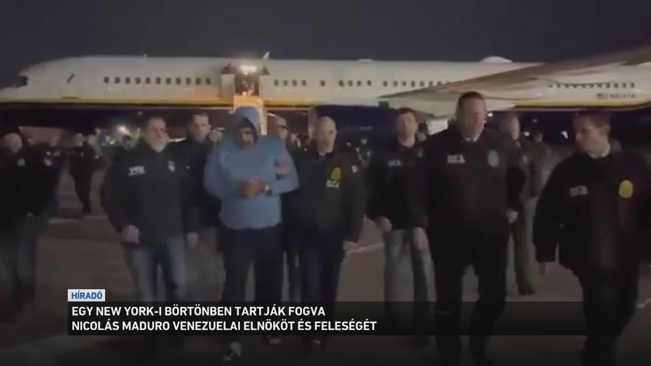 Egy New York i börtönben tartják őrizetben a tegnap elfogott Nicolás Maduro venezuelai el