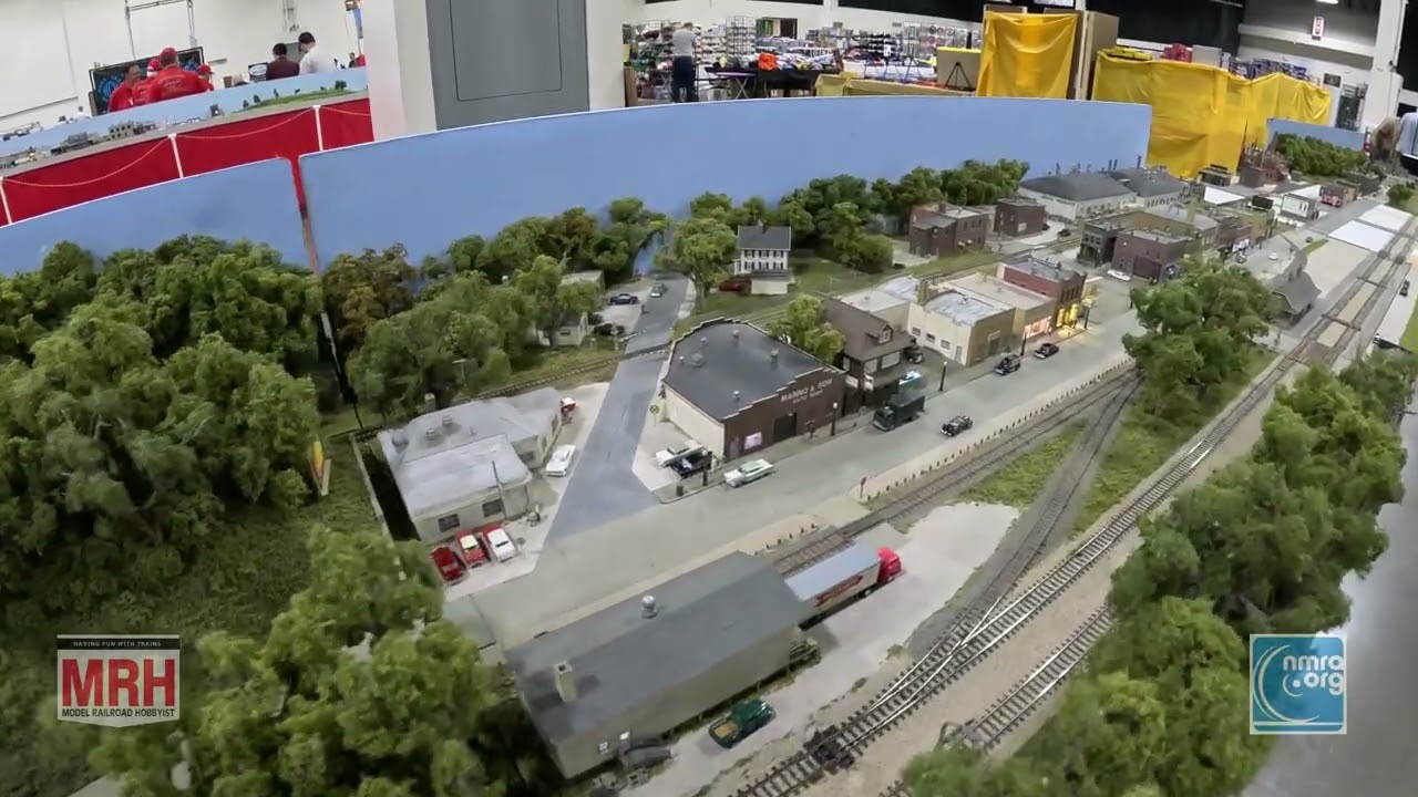 2025 National Train Show Layout Tour - N Trak Modules Display
