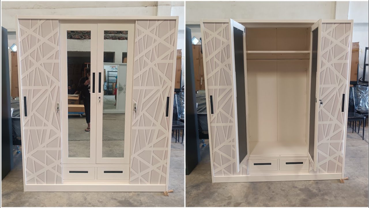 Cara Merakit Lemari Besi 4 Pintu