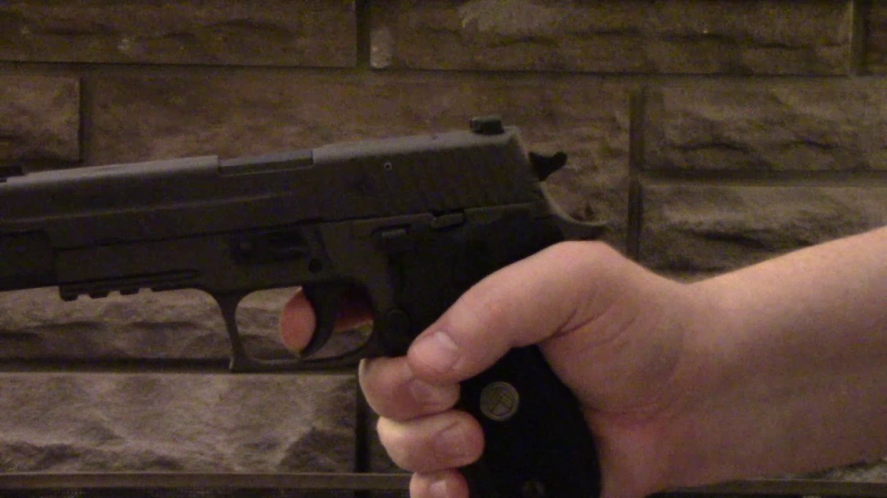 SIG P226 Legion DA/SA Trigger Pull