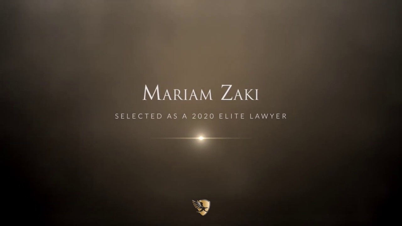 Mariam Zaki 2020 Elite Lawyer Video