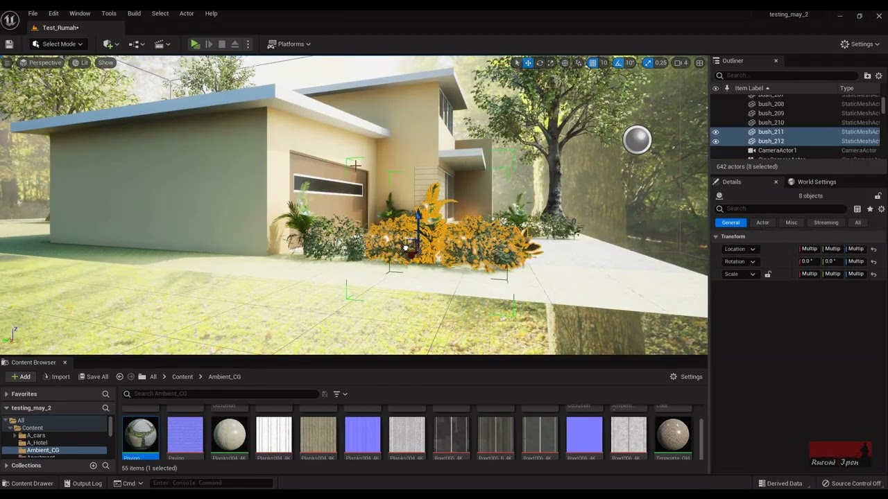 Quick test, SketchUp to Unreal Engine.