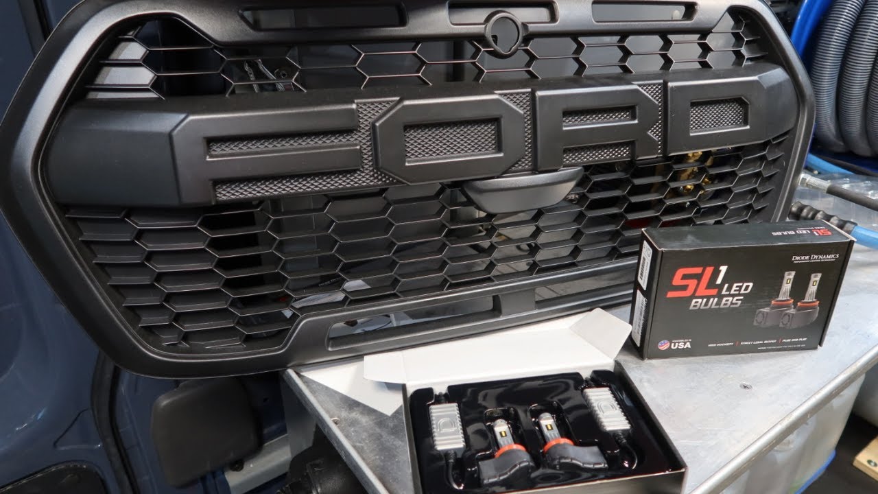 НОВАЯ РЕШЕТКА И СВЕТОДИОДЫ В СТИЛЕ RAPTOR ДЛЯ МОЕГО FORD TRANSIT 2020 ГОДА.