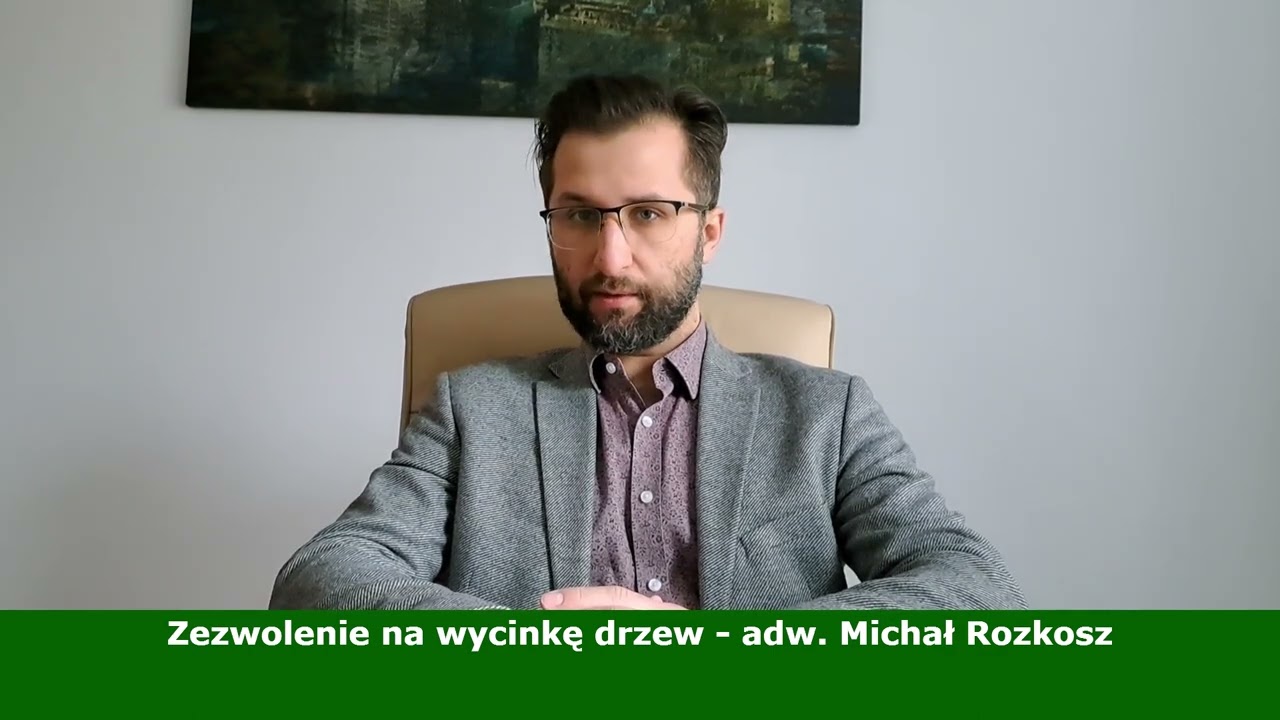 Film edukacyjny dotyczący zezwolenia na wycinkę drzew