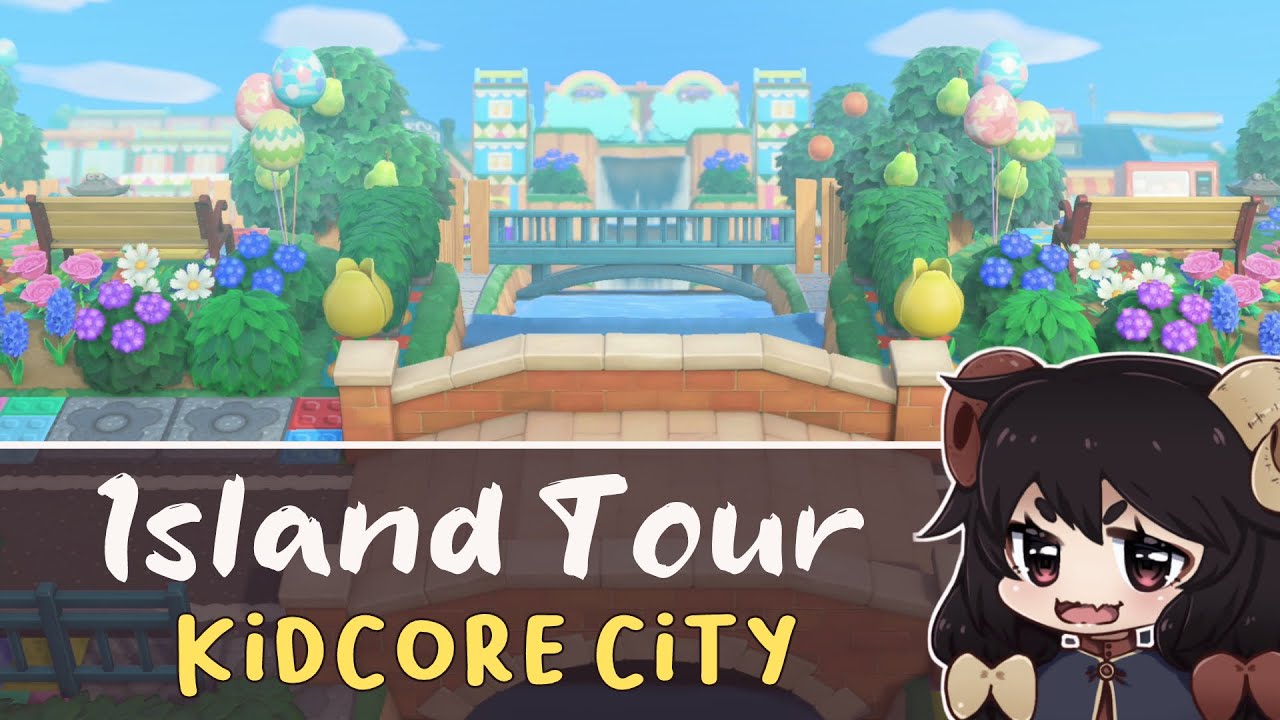 KIDCORE CITY • Daisy Isle • Animal Crossing New Horizons Island Tour