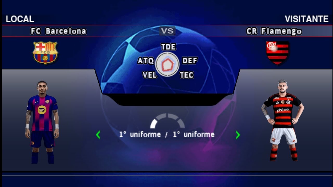Uefa Champions League - 5° Rodada 🇪🇦 FC Barcelona 1 - 1 CR Flamengo 🇧🇷