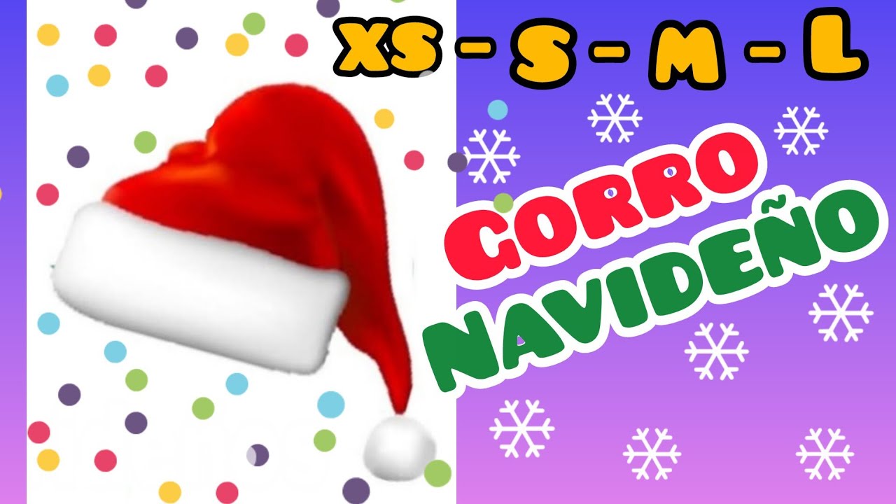 HACER GORRO NAVIDEÑO