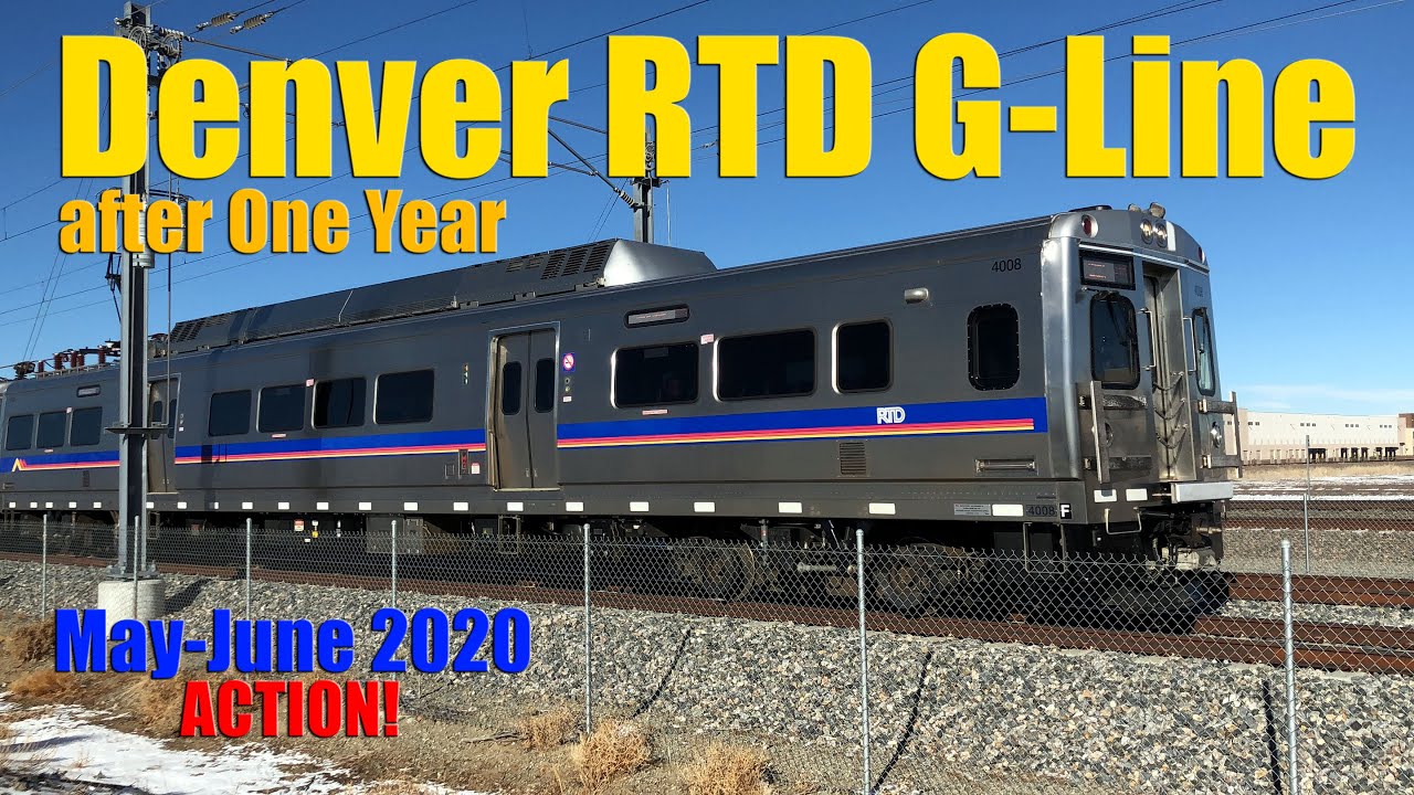 Denver RTD G-Line after One Year, May-June 2020, Denver Regional Transportation District Gold Line