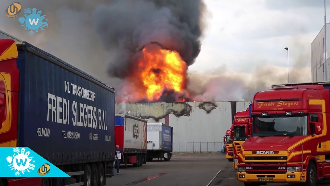 Grote Brand bij Huijbregts groep | Helmond