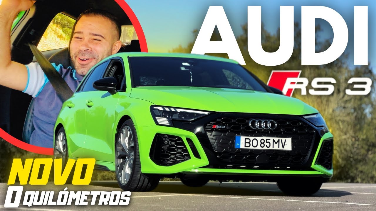 ÚLTIMO AUDI RS3 5 CILINDROS (400CV) * NOVO EM FOLHA ! * ANDAMOS A FUNDO ! | HUGO MARQUES