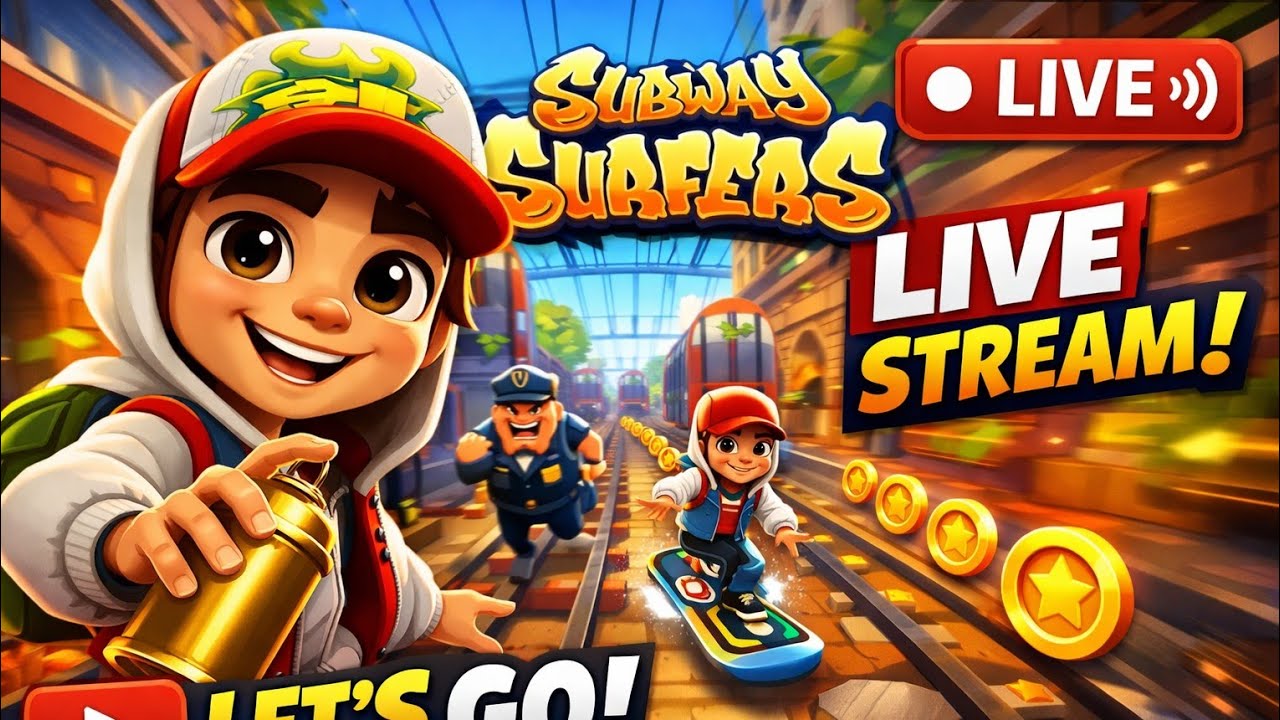 Subway surfers 🚇 gaming Live