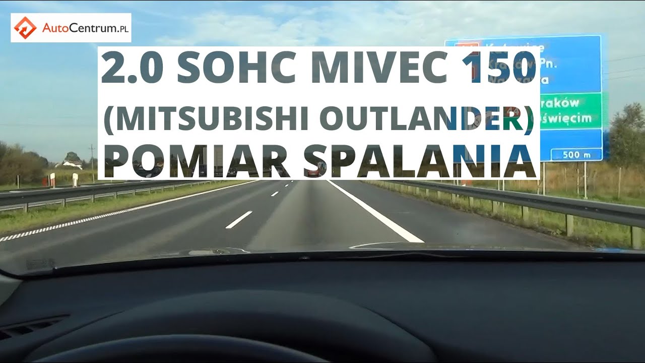Mitsubishi Outlander 2.0 SOHC MIVEC 150 KM - pomiar spalania