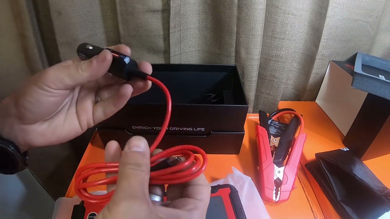 Auto Tools - Gooloo GT4000S Jump Starter Unbox Charge N Jumper Demostration - Info N More 2 17th 22