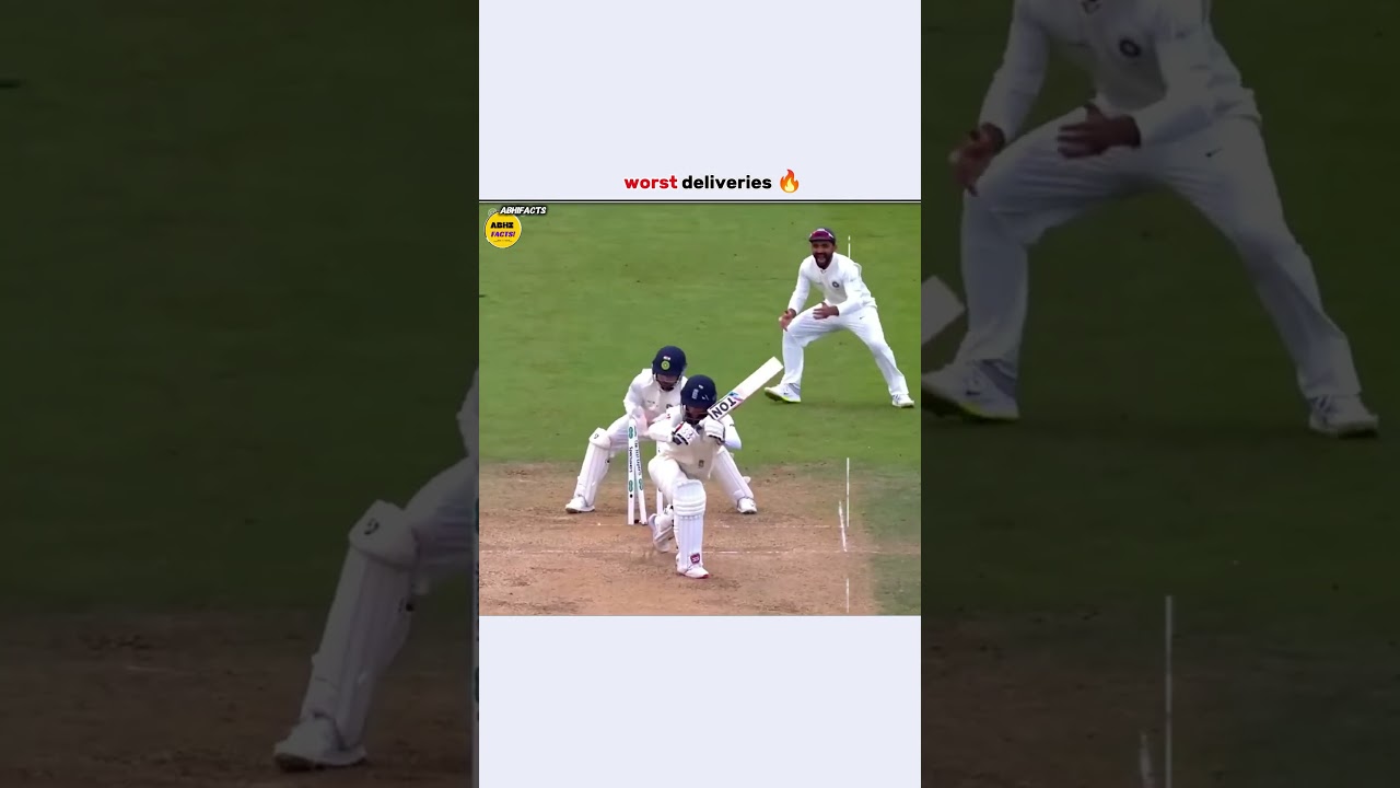 Top 3 worst deliveries in cricket #cricketlover #trendingshorts