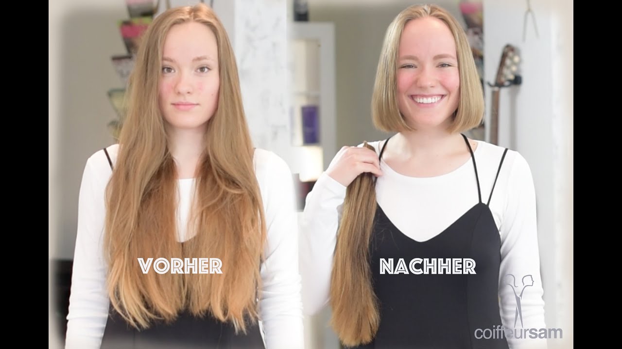 Bob Haircut Transformation / Typveränderung  Von Lang auf Kurz /Transformaciones de Cabello