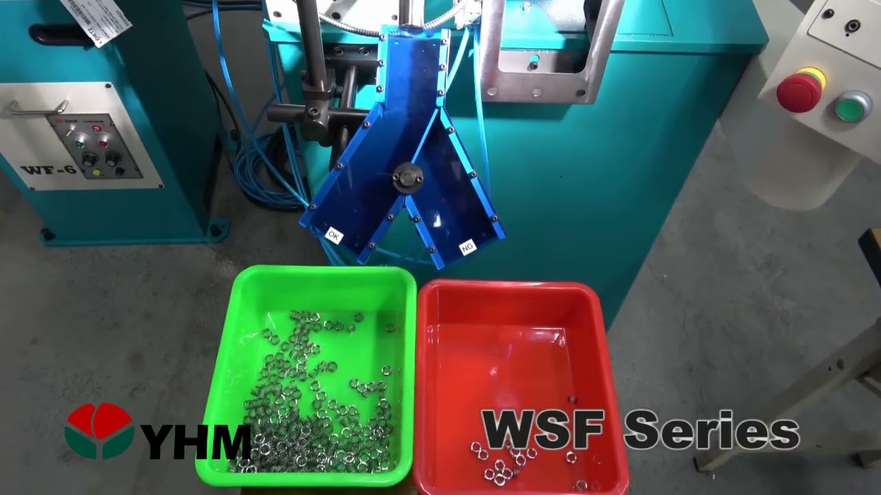 選別機｜CNCフラットリングマシン/ウェーブスプリングマシン WSF-1A｜台湾YHM 友匯機械株式会社