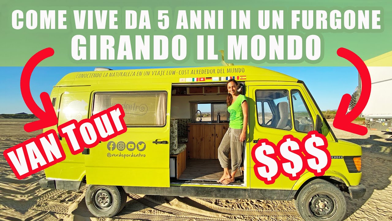 Come vive da 5 anni in un furgone la più famosa Vanlifer Spagnola 🔥