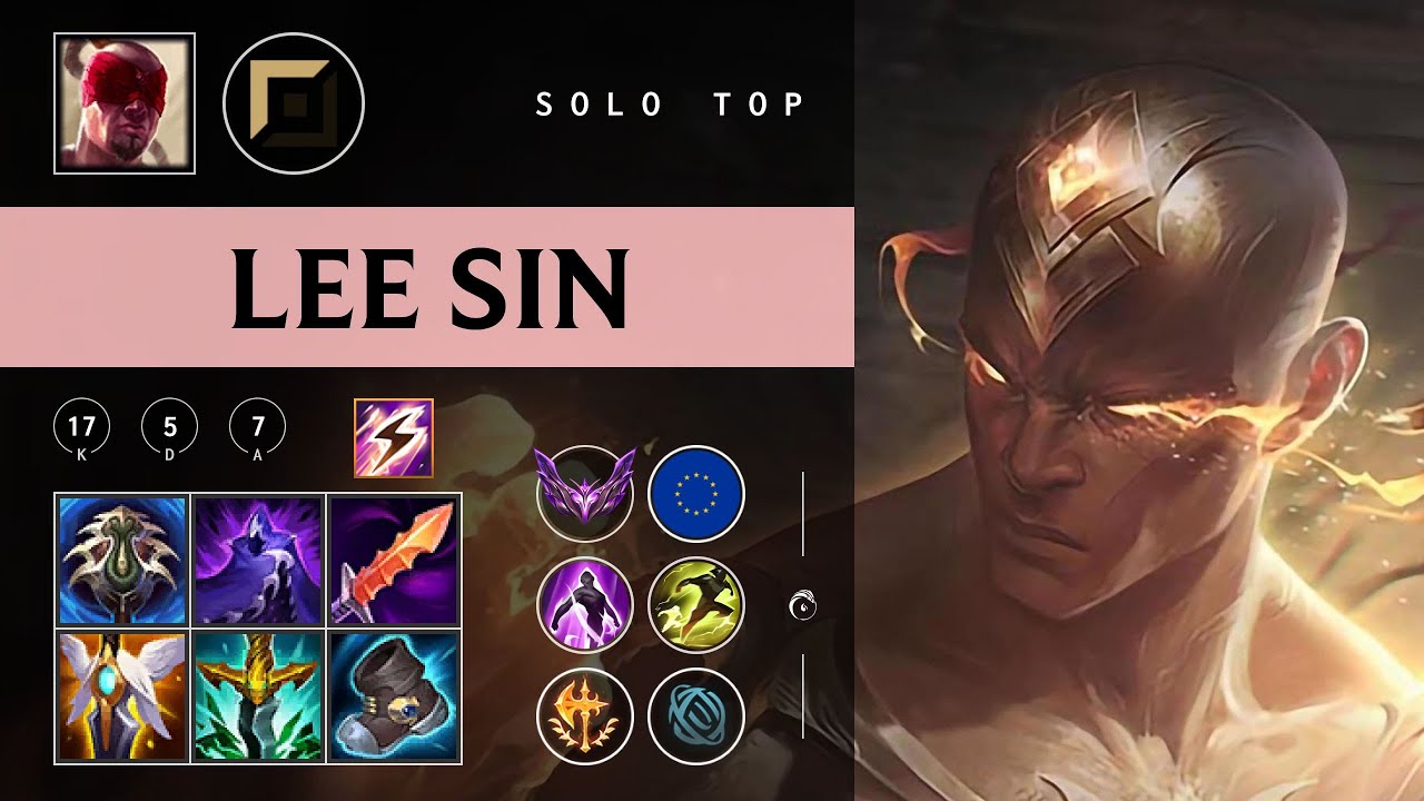 Lee Sin Top vs Gangplank - EUW Master Patch 26.01