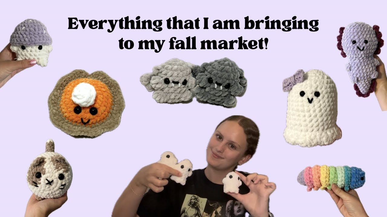 Everything that I am bringing to my fall market | $1500 of crochet inventory | Crochet by Kayla