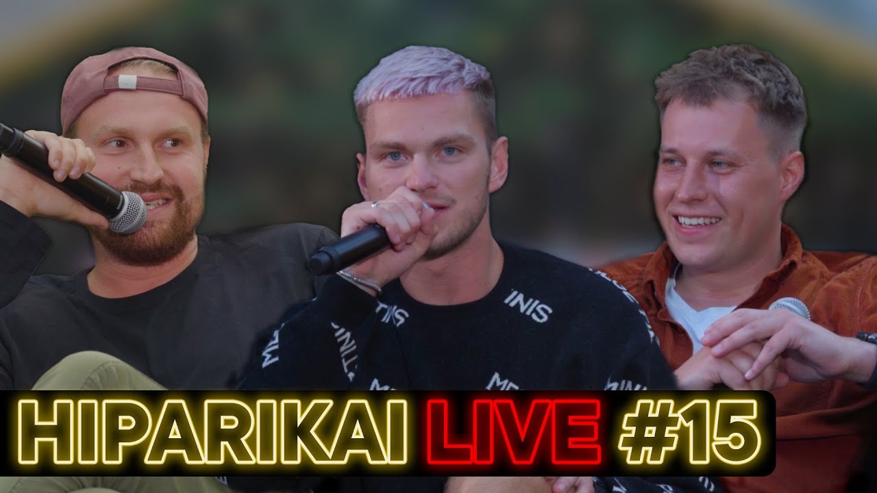 Hiparikai live #15:  Benas sutiko Siegel, pravardės ir maži vaikai