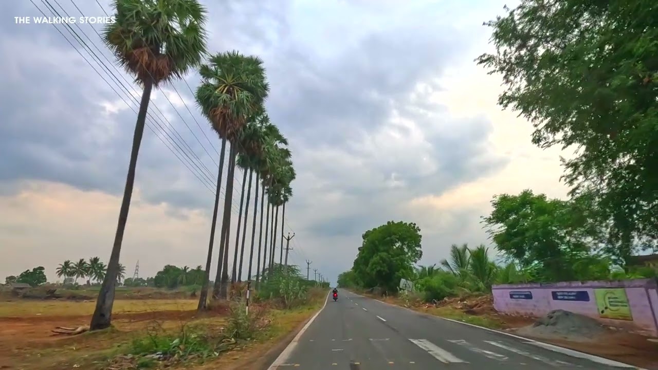 Driving tour | Village road drive tour in India | Komaralingam to Palani | Tamilnadu state | India