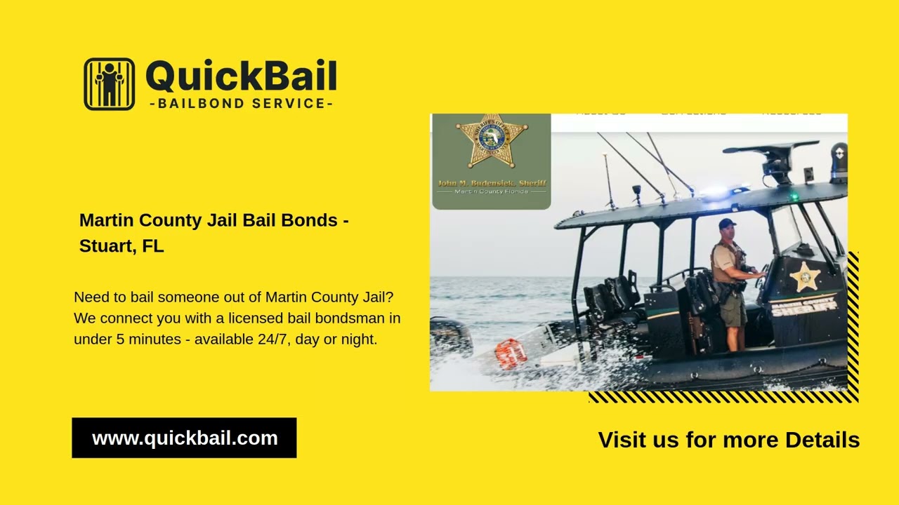 Get Bail Today | Martin County Jail Bail Bonds - Stuart, FL | QuickBail.com