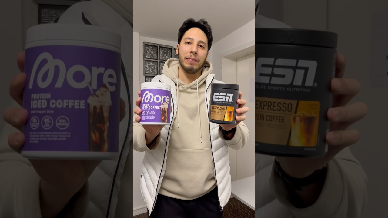 More nutrition vs ESN Flexpresso ☕️Taste Test | Welches Whey Protein ist besser? 😱