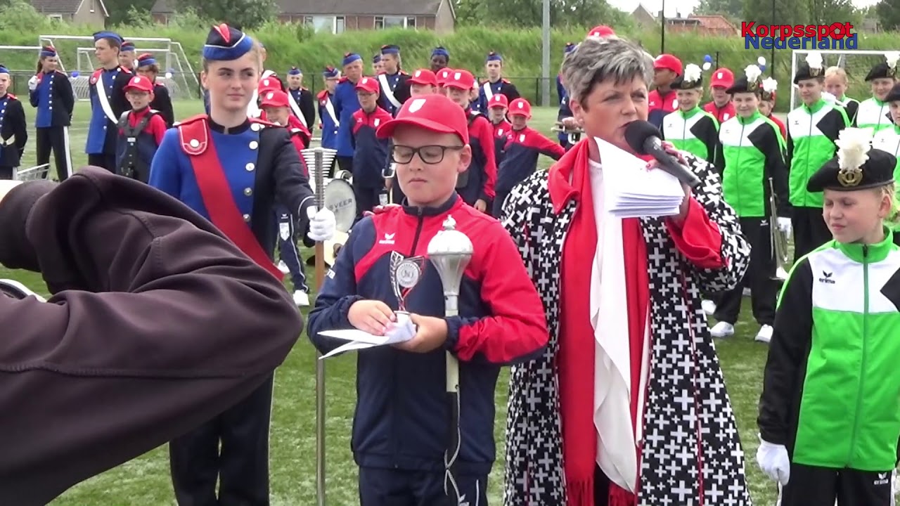 Finale en Prijsuitreiking van het Jeugdfestival in Stiens 2018