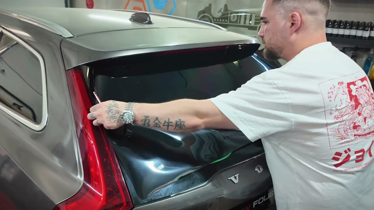 Scheibentönen Folie entfernen Autoscheiben tönen