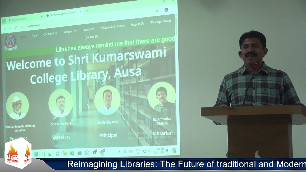 Reimagining Libraries: The Future of traditional and Modern Synergy Sponsored by PM-USHA