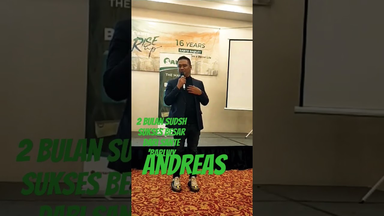 Andreas bisnis owner Sante' Berley komitmen untuk sukses disante barley 2023