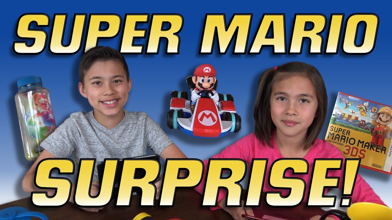 SUPER MARIO SURPRISE BOX UNBOXING!!!