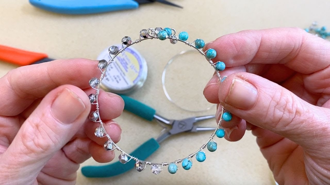 How to Wire Wrap Beads onto Memory Wire