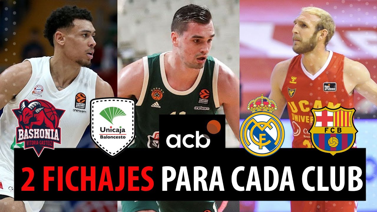 💣🔝 2 FICHAJES para cada CLUB ACB: &iquest;un CRACK REAL MADRID BALONCESTO? &iquest;C&Oacute;MO MEJORAR AL BASKONIA?