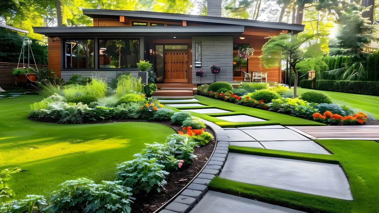 112 Stunning Front Yard Walkway Landscaping Ideas | Home Outdoor Designs