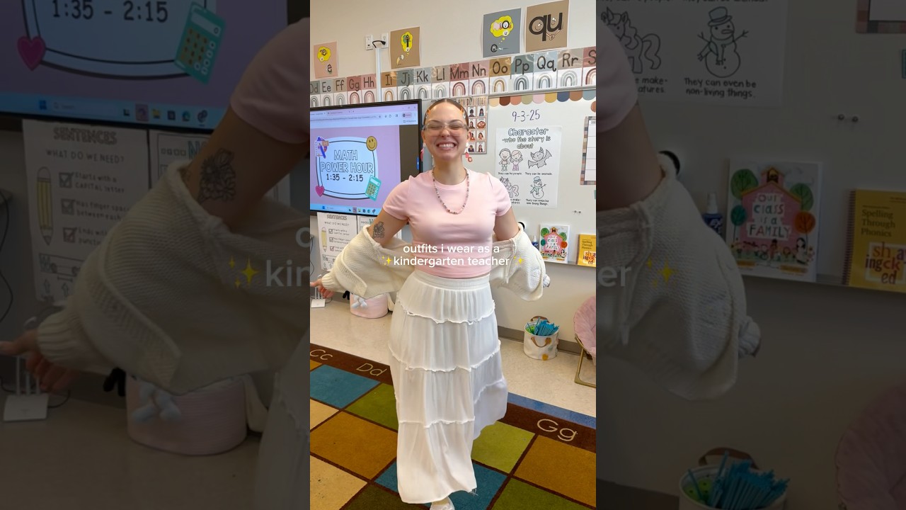 outfits i wear as a kindergarten teacher ! #kindergarten #kindergartenteacher #teacheroutfits